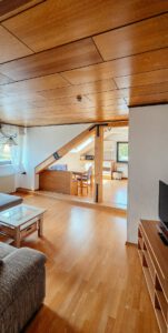 Blick ins Wohnzimmer